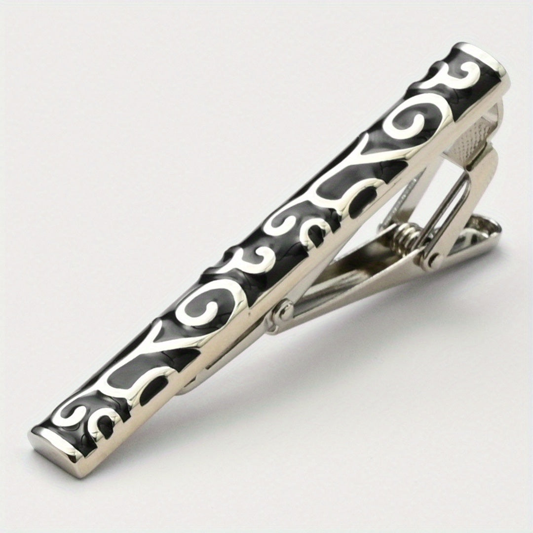 Men's Tie Clip Brass Metal Oiled Craft Style Small Jewelry