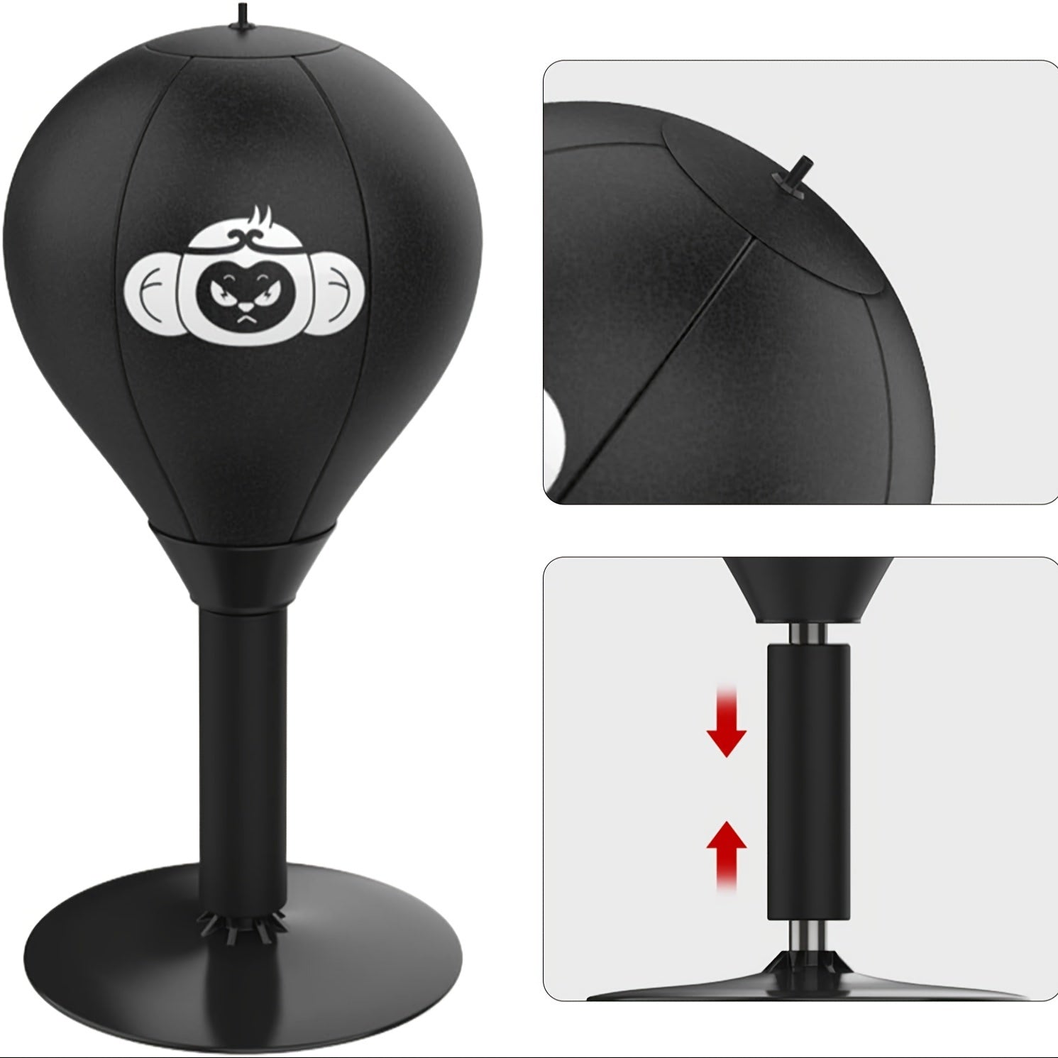 Desktop Punching Bag Boxing Speed Ball Suction Cup Relaxation Exercise