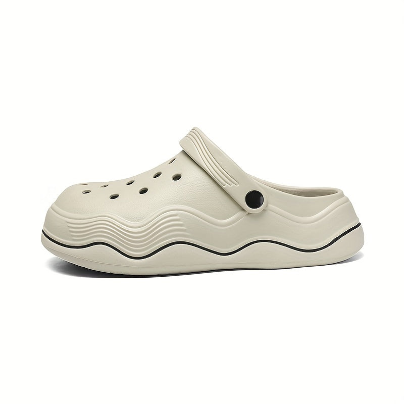 Men's Lightweight Comfy Clogs Hollow Out Non Slip Garden Shoes