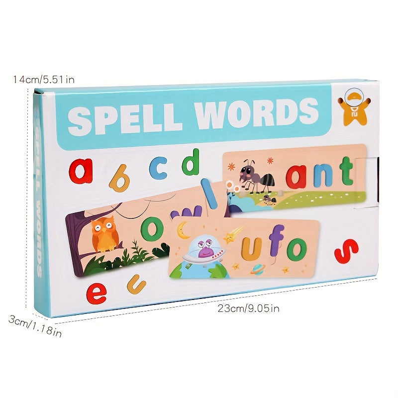 Educational Alphabet Puzzle 26pcs Numbers Word Building Teaching Toy