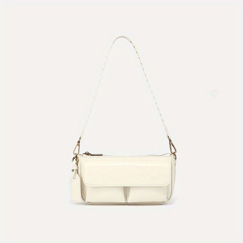 Vintage European Style Crossbody Bag with Adjustable Strap