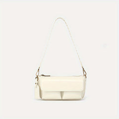 Vintage European Style Crossbody Bag with Adjustable Strap