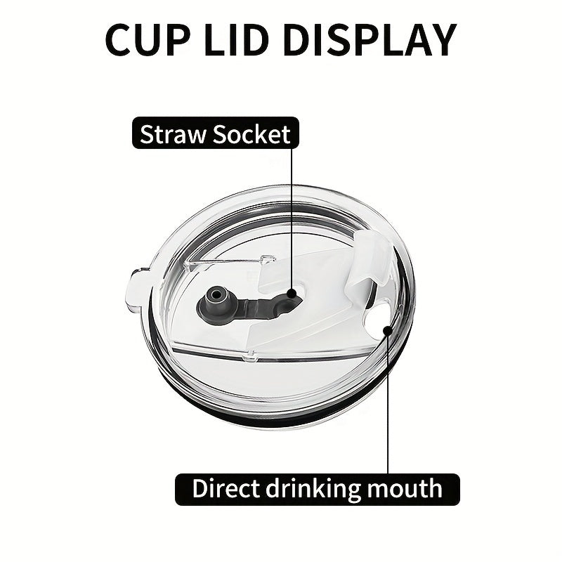 20oz Stainless Steel Insulated Cup Tumbler Animal Pattern with Straw
