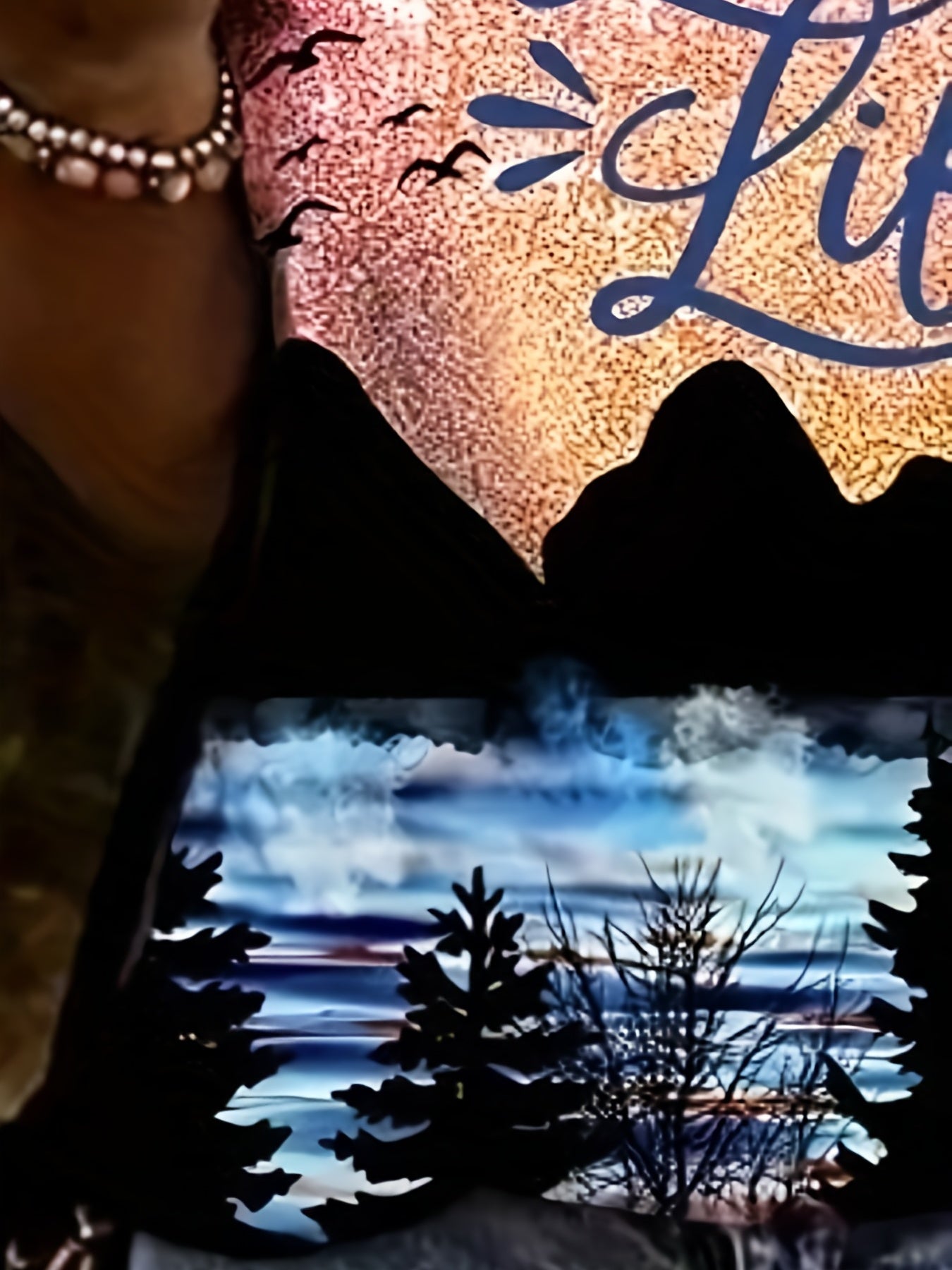 Women's Summer Tank Top All Over Print Crew Neck Casual Sleeveless Shirt