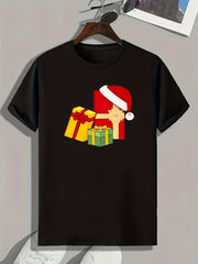 Men's Christmas Gift Graphic T-Shirt Casual Comfy Summer Tee