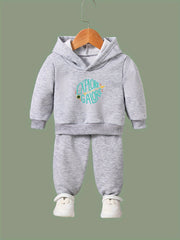 Pattern Long Sleeve Hoodie Girls Hoodies & Sweatpants