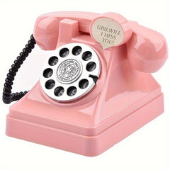Pink Piggy Bank Telephone for Photography Props or Room Decor