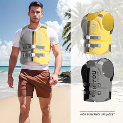 Neoprene Life Jacket For Men Women Surfing Life Vest Adult Buoyancy Float Suit