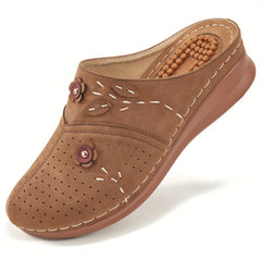 Women's Retro Massage Mules Comfort Sandals