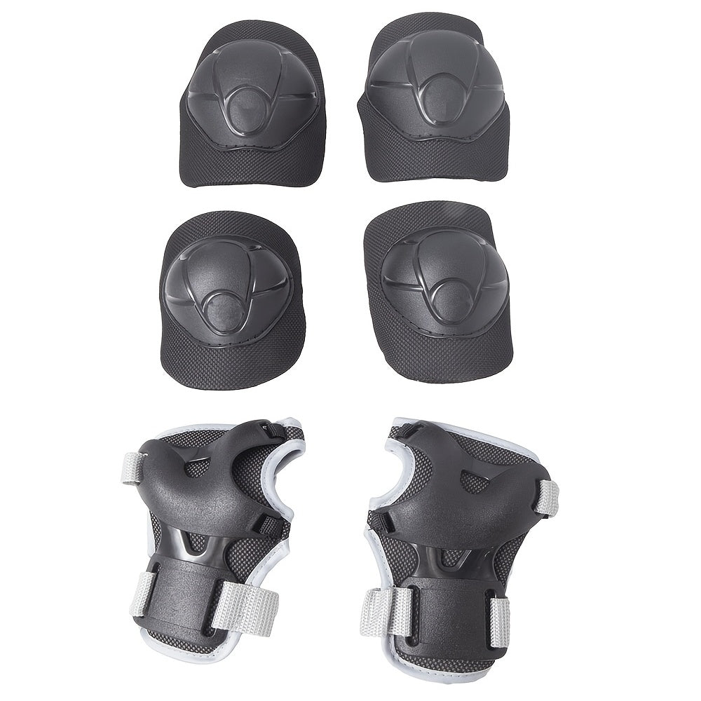 Kids Skateboarding Protective Gear Set Knee Pads Elbow Pads Wrist Guard
