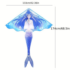 Mermaid Kite w/ 91.44m Line - Outdoor Entertainment Kite