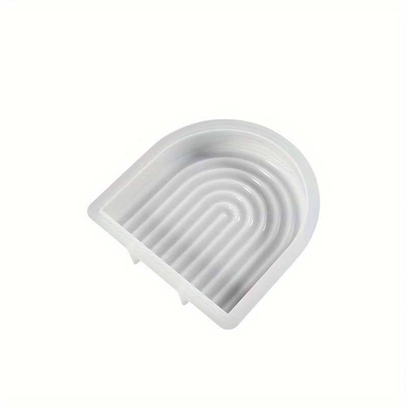 Rainbow Arch Candle Mold - Abstract Silicone Resin Mould