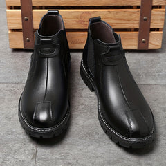 Men's PU Leather Casual Shoes Slip On Outdoor Walking
