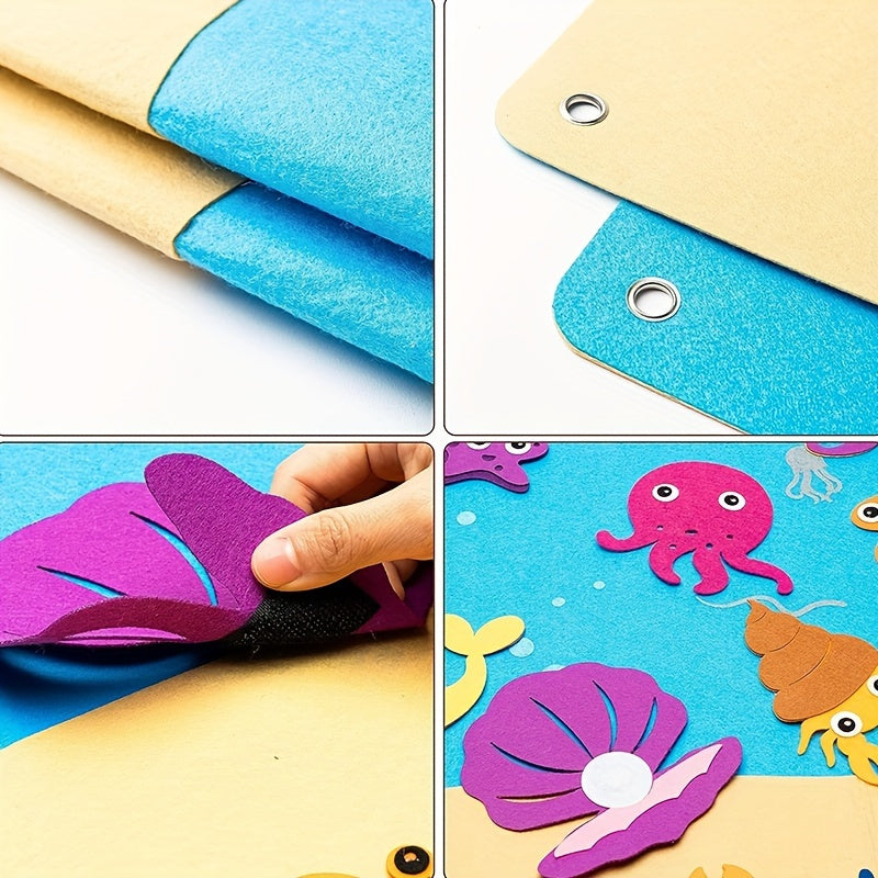 Under The Sea Felt Board Story Set - Ocean Creatures Aquarium Play Kit