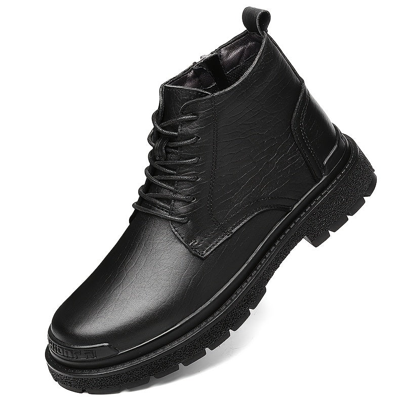 LAORENTOU Men's High Top Motorcycle Boots