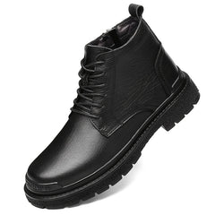 LAORENTOU Men's High Top Motorcycle Boots