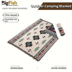Retro Ethnic Style Picnic Mat for Outdoor Camping