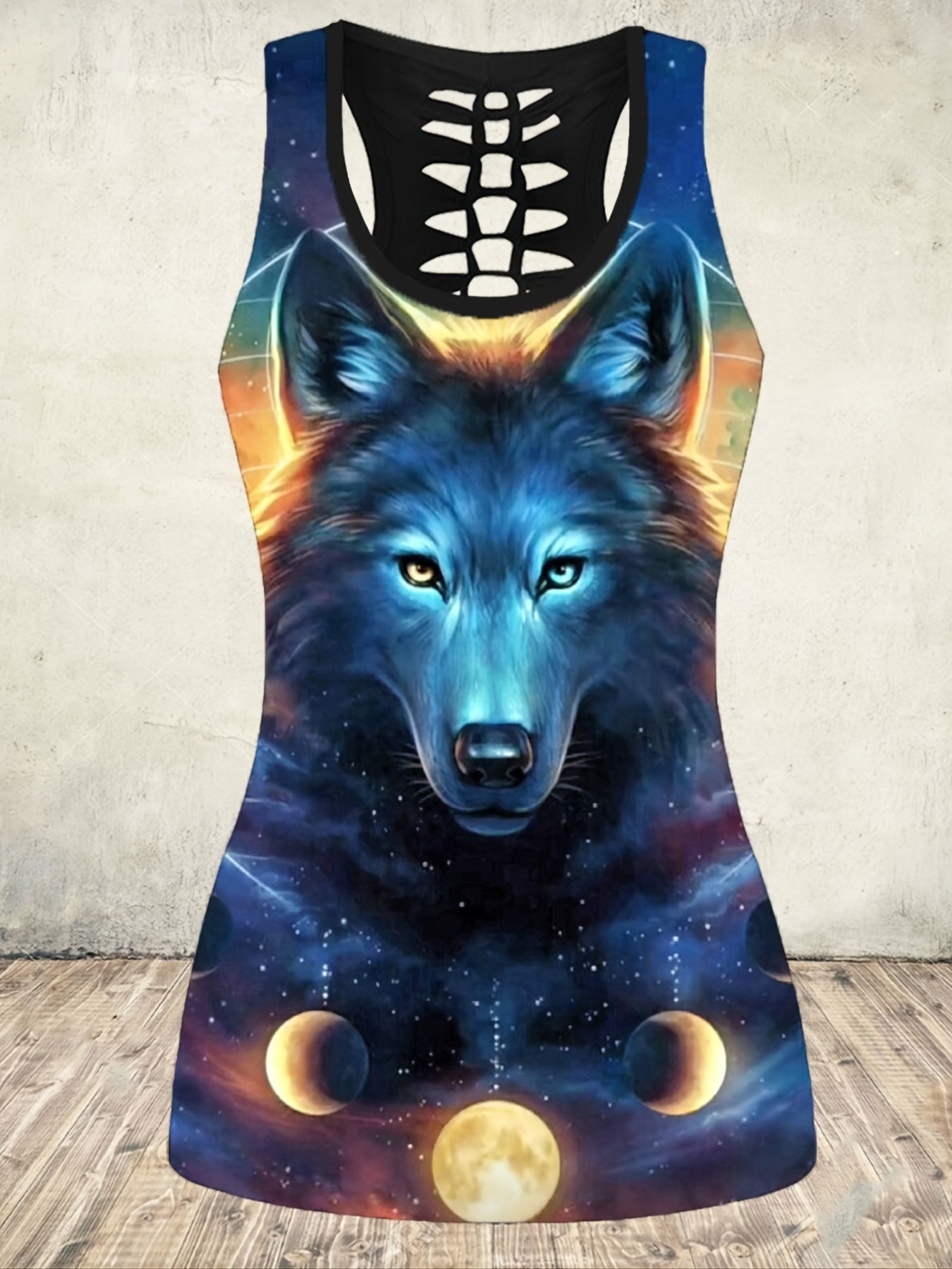 Wolf Graphic Tank Top for Women