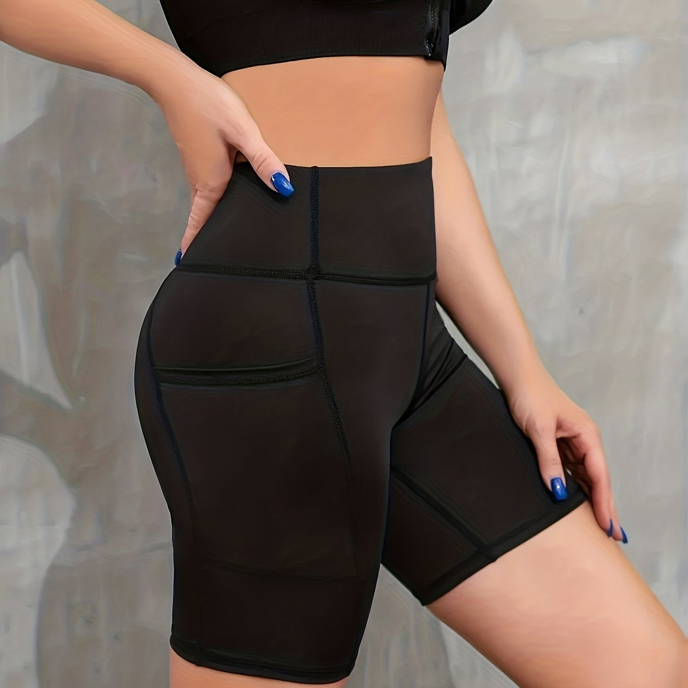 High Waist Quick Dry Yoga Shorts for Women