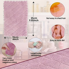 Thick Absorbent Kitchen Towels Set for Daily Cooking, 5/10/20pcs