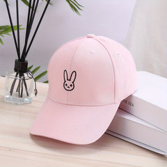 Bad Rabbit Embroidered Baseball Cap Adjustable Solid Dad Hats Lightweight