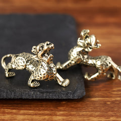Brass Pixiu God Beast Keychain Lucky Pendant Ornament