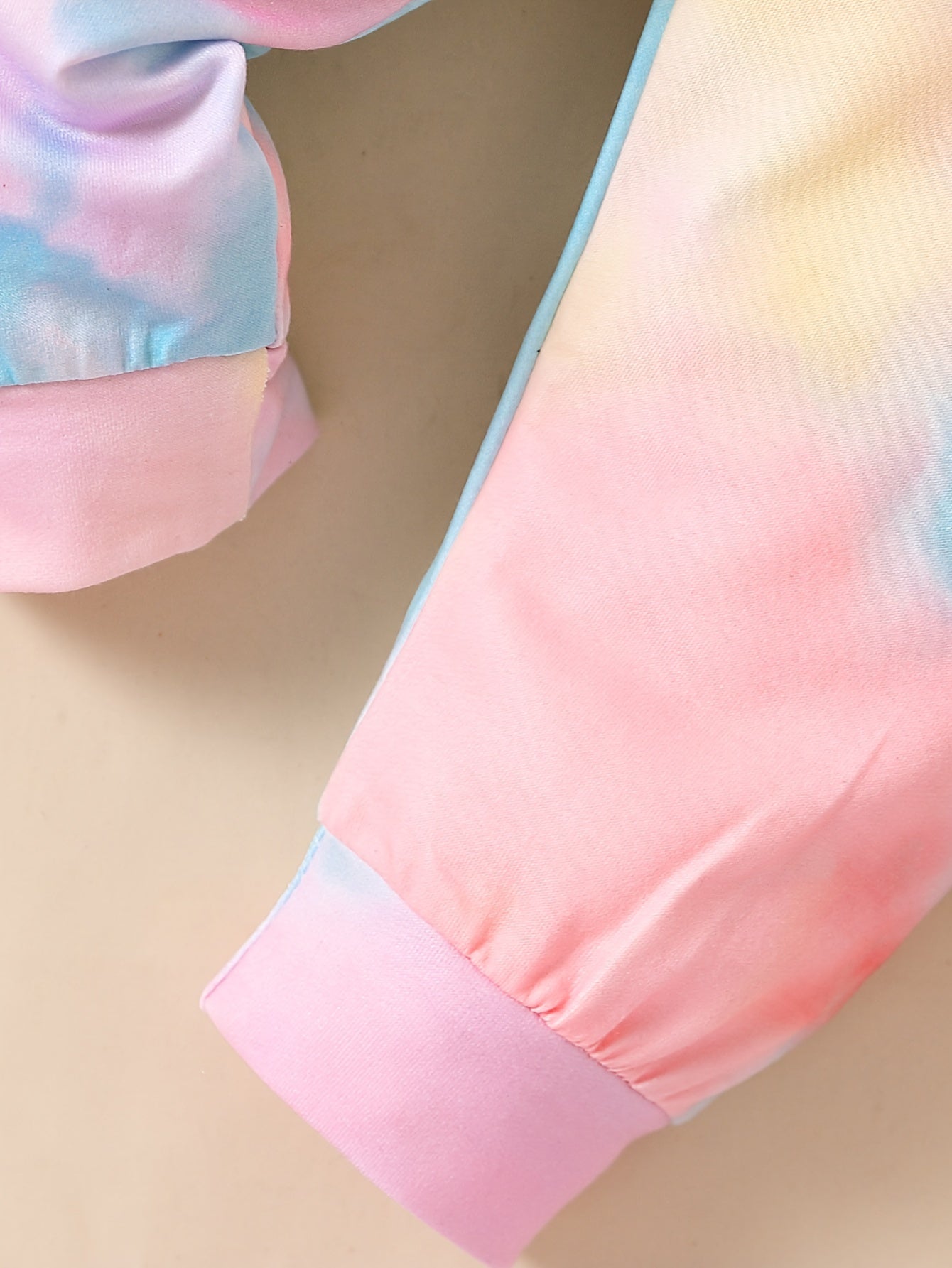 Toddler Girls Tie Dye Hoodie Pants Set