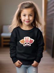 Cartoon Lollipop Sweatshirt for Kids Comfy Pullover Gift