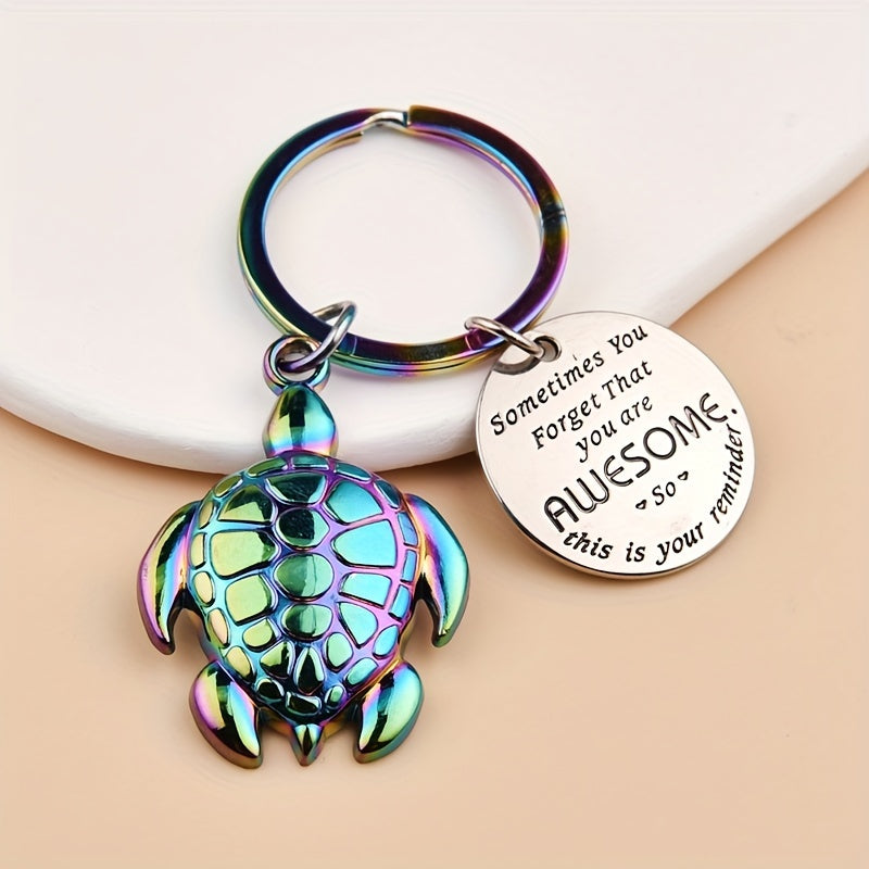 Turtle Keychain for Men - Creative Gift