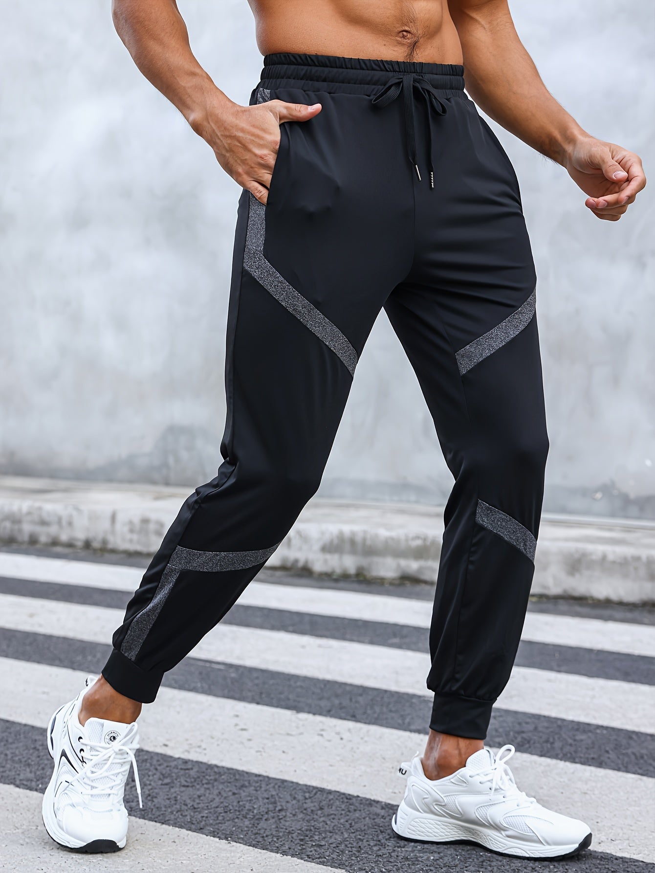 Men's Drawstring Sports Pants Casual Joggers For Fitness