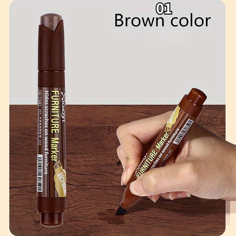 Wood Furniture Repair Marker Pen Kit Floor Touch Up Filler Sticks