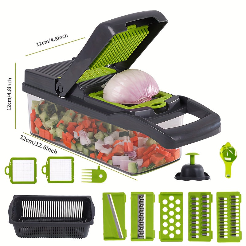 Vegetable Chopper Pro 13 in 1 Food Chopper Kitchen Slicer Dicer Cutter