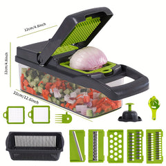 Vegetable Chopper Pro 13 in 1 Food Chopper Kitchen Slicer Dicer Cutter