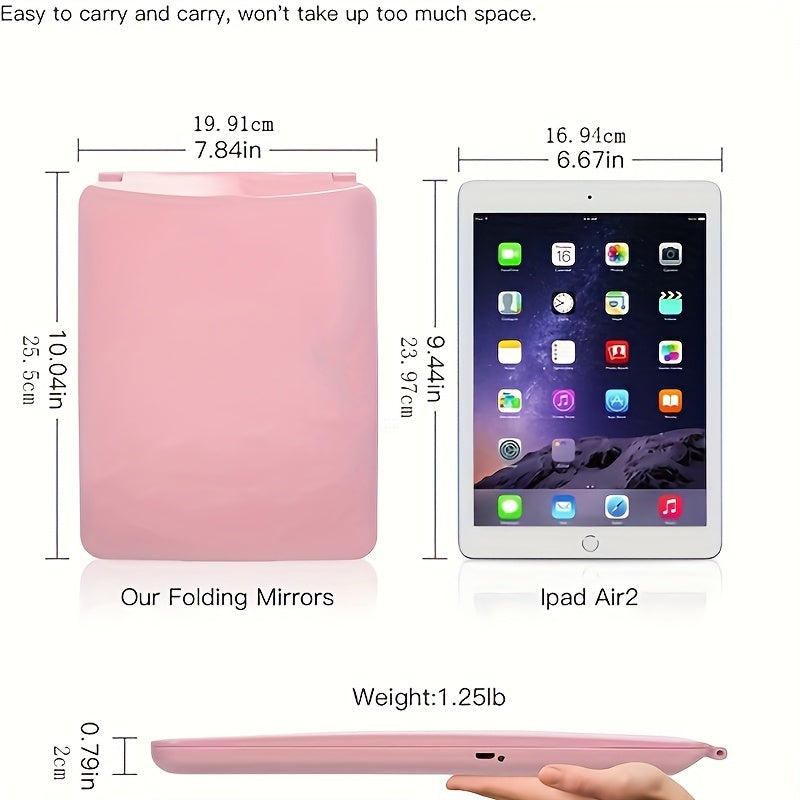 Portable Folding Mirror with 10x Magnifying Mirror