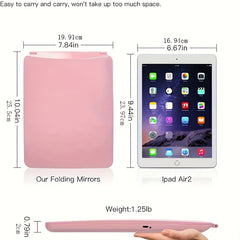 Portable Folding Mirror with 10x Magnifying Mirror