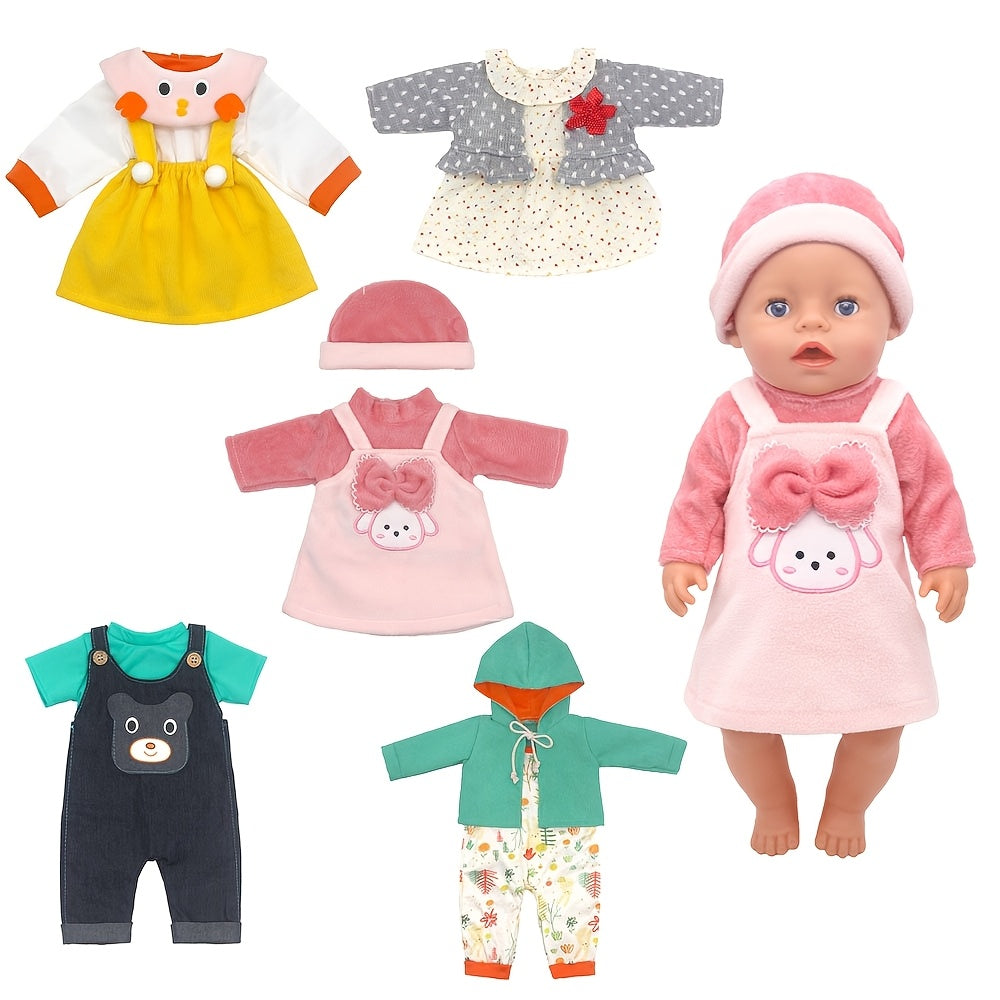 Jumpsuit Clothes for 17 Inch Reborn Dolls