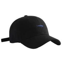 Fish Embroidered Baseball Cap Adjustable Hip Hop Trucker Sun Hat
