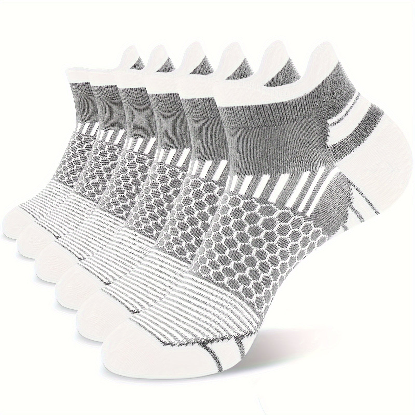 Men's Cushion Ankle Socks for Sports, 3 Pairs