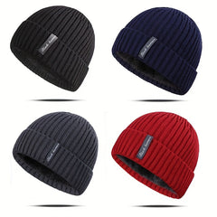 Beanies Velvet Knitted Warm Hat Ear Protection Hat Outdoor