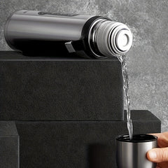 500ml Double Layer Vacuum Cup Stainless Steel Leakproof Water Tea Cup