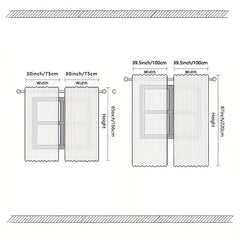 2pcs Flower Rod Pocket Printed Curtain for Home Decoration
