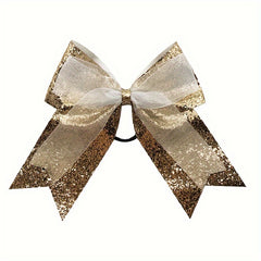 Sequins Bow Hair Band Cheerleading Headdress Hair Accessory