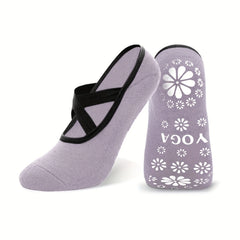 Yoga Socks Non skid Gripper Socks In Barre Pilates Ballet For Women