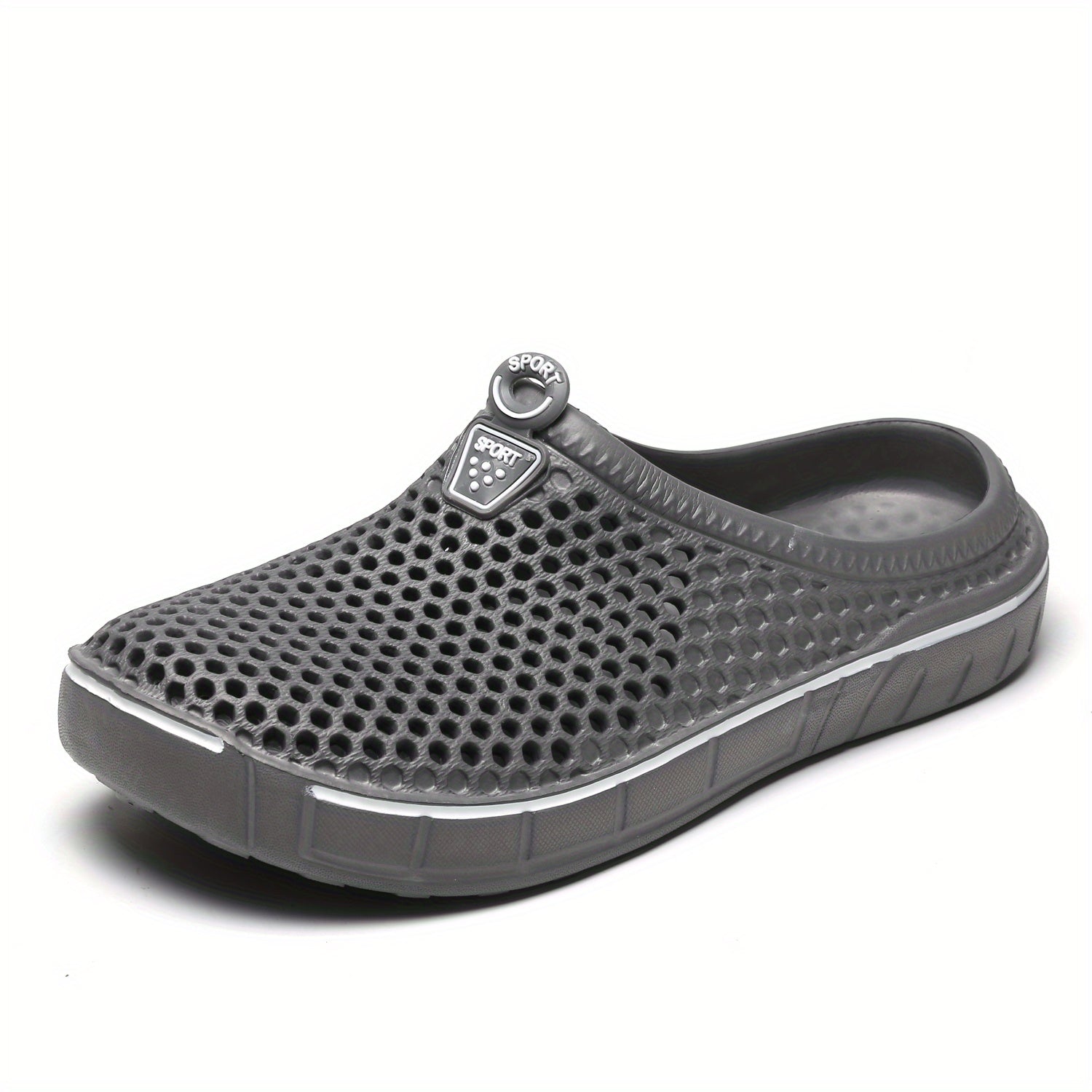 Women's Solid Flat Clogs Slip On Non slip Outdoor Casual Slides Shoes