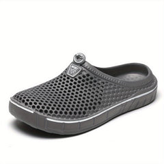 Women's Solid Flat Clogs Slip On Non slip Outdoor Casual Slides Shoes