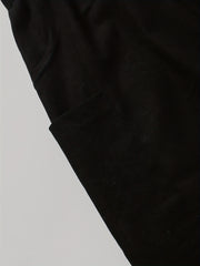 Casual Skirt Women's Plus Solid Button Decor High Rise Maxi Skirt