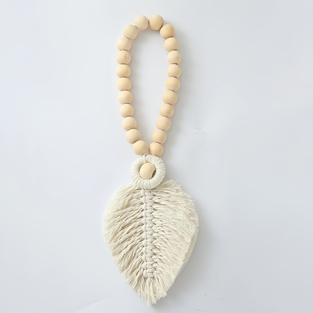 Bohemian Beaded Curtain Tieback for Home Office