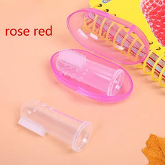 3pcs Silicone Pet Finger Toothbrush Dog Cat Teeth Cleaning Brush