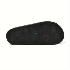 Unisex Triangle Graphic Summer Slippers Wear-resistant Soft Sole Casual Slippers