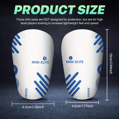 Mini Shin Guards for Soccer Training - Men Women Players